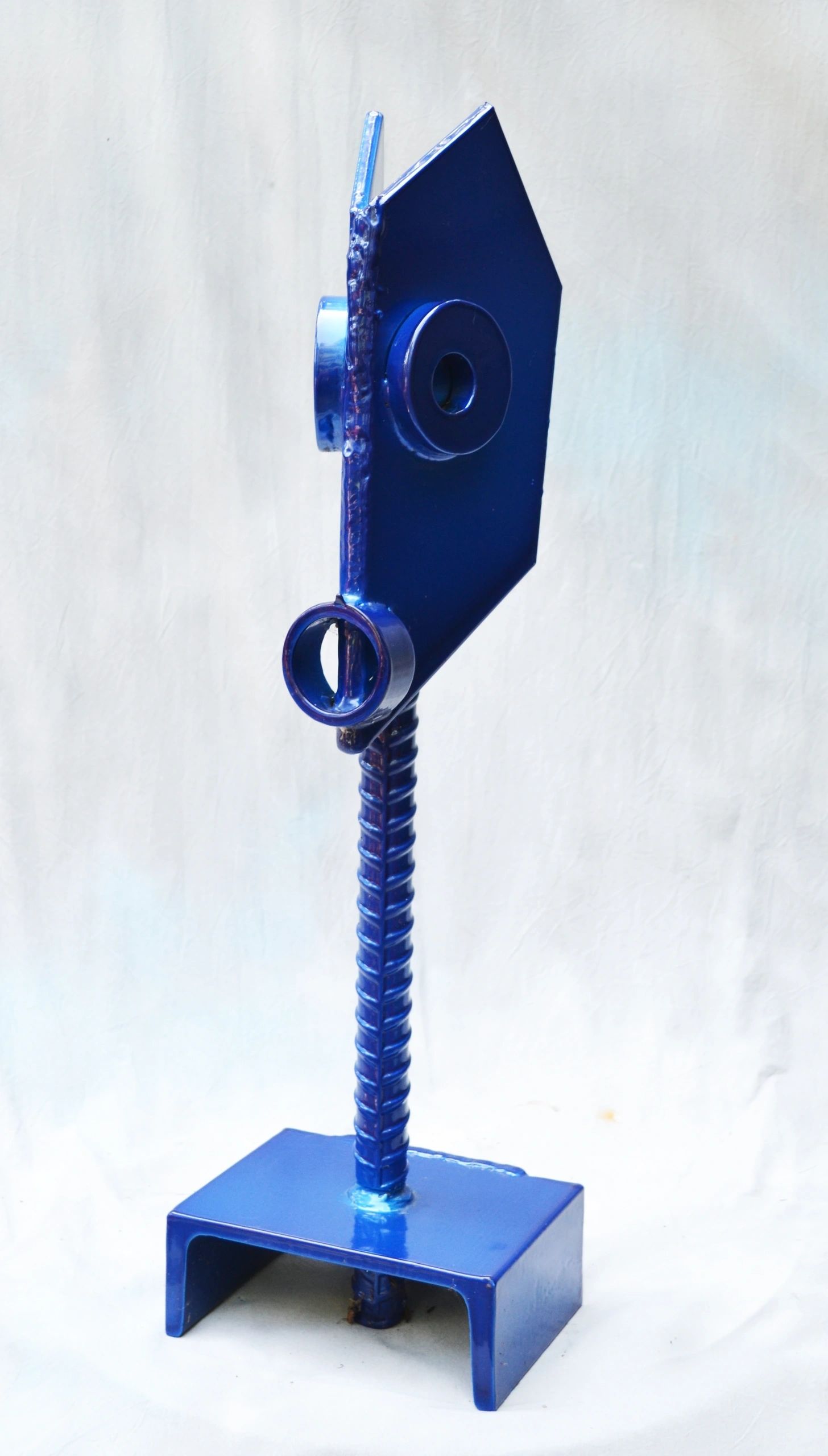 Aqua Man, metal sculpture by Brian Kirk