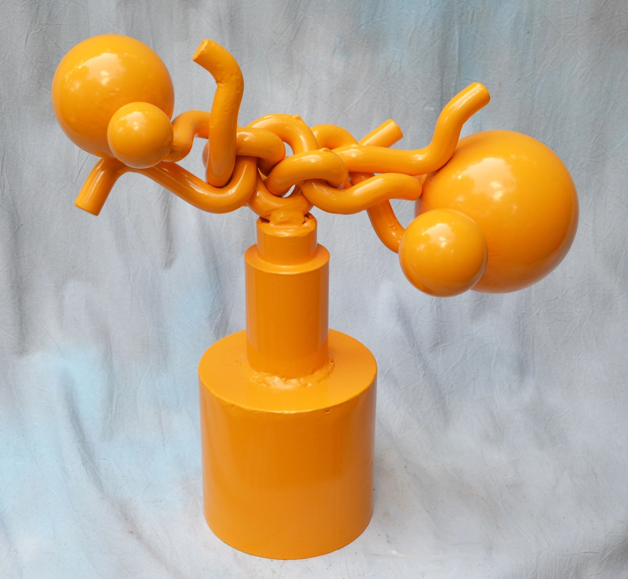 Attraction, metal sculpture by Brian Kirk