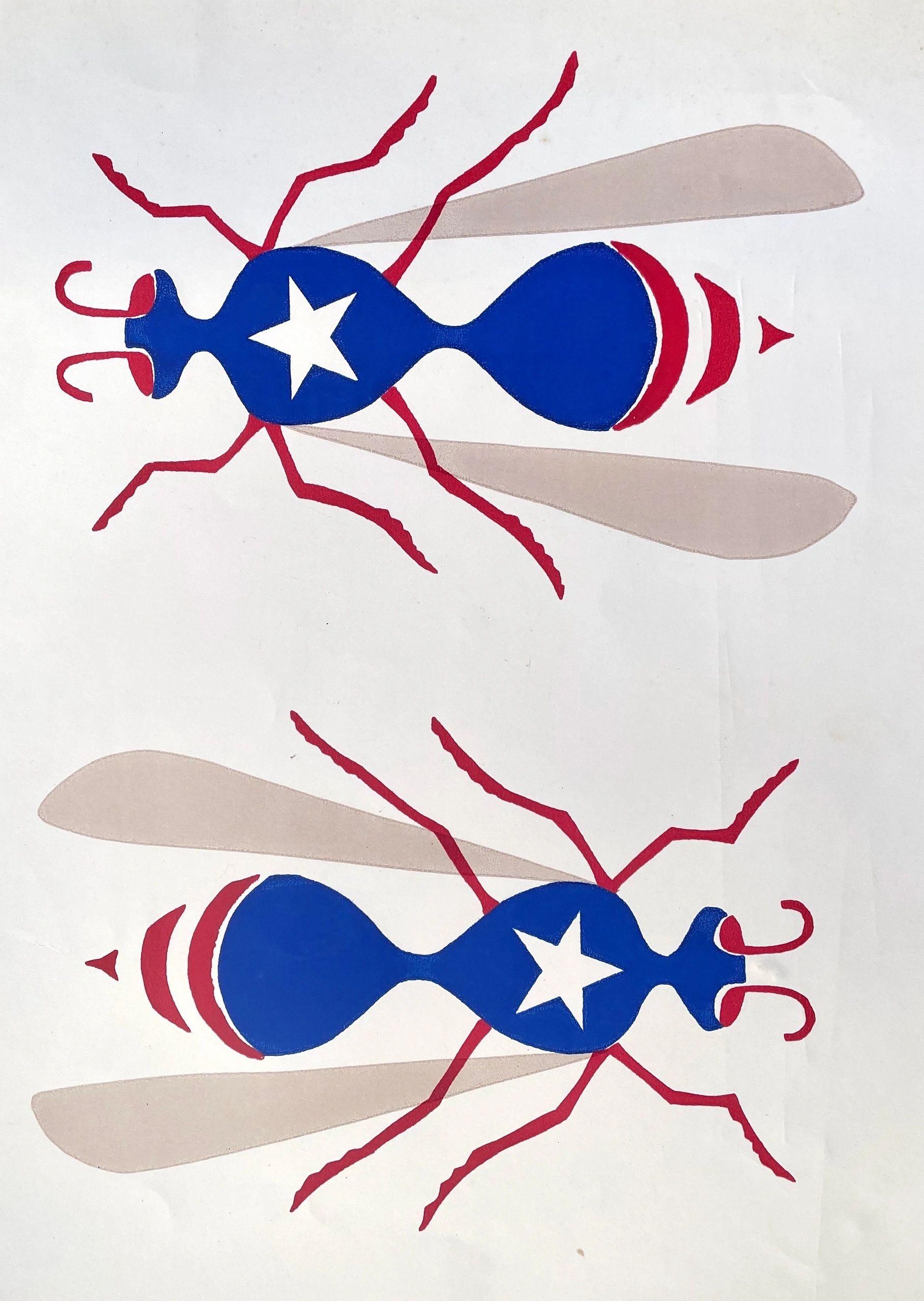 Bicentennial Wasps, fine art print by Brian Kirk