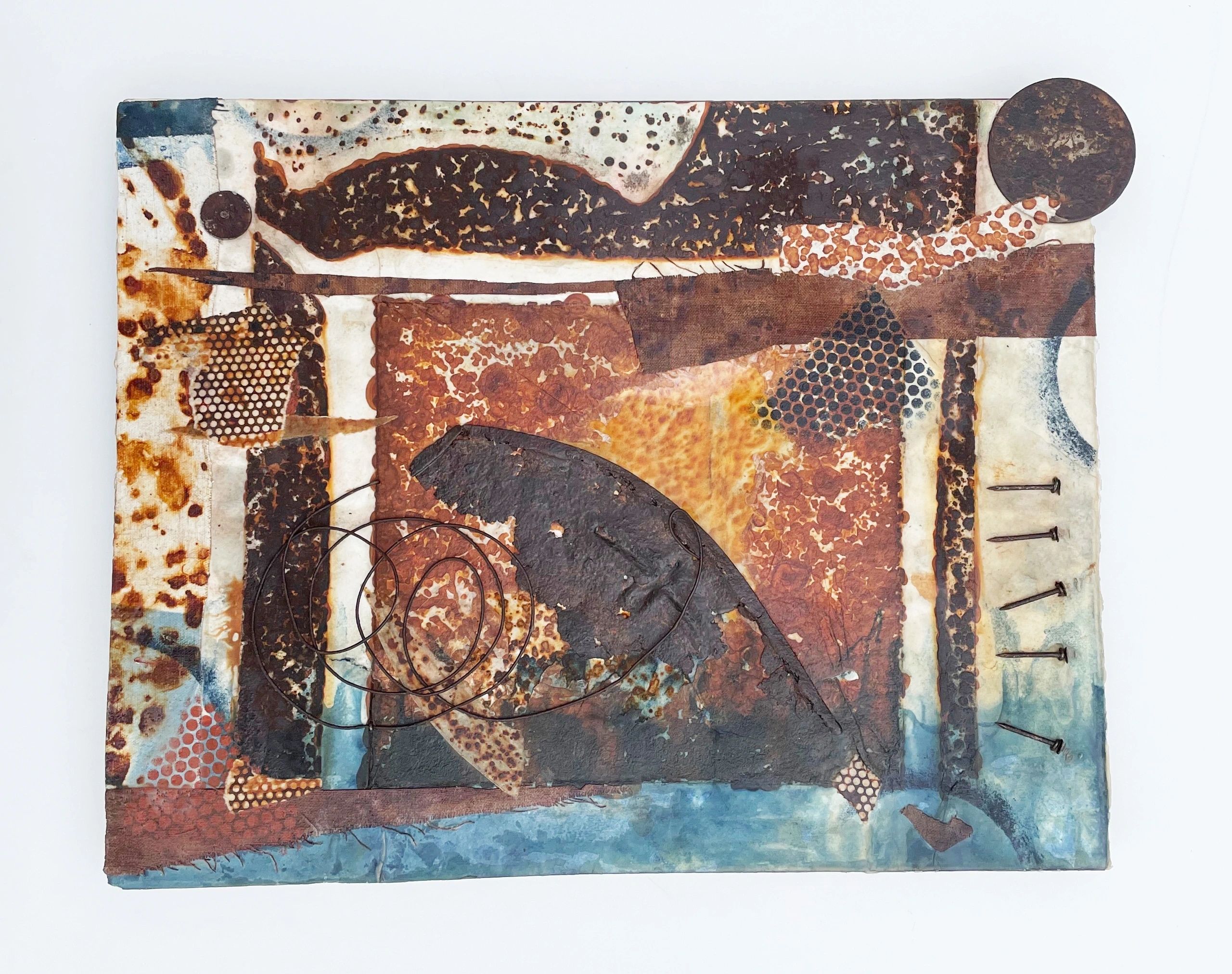 Breaching Whale, rust artwork by Brian Kirk