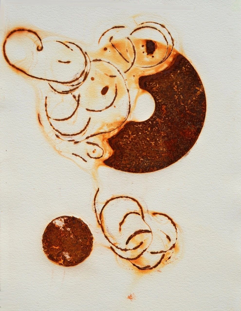 Dancing Disc, rust artwork by Brian Kirk