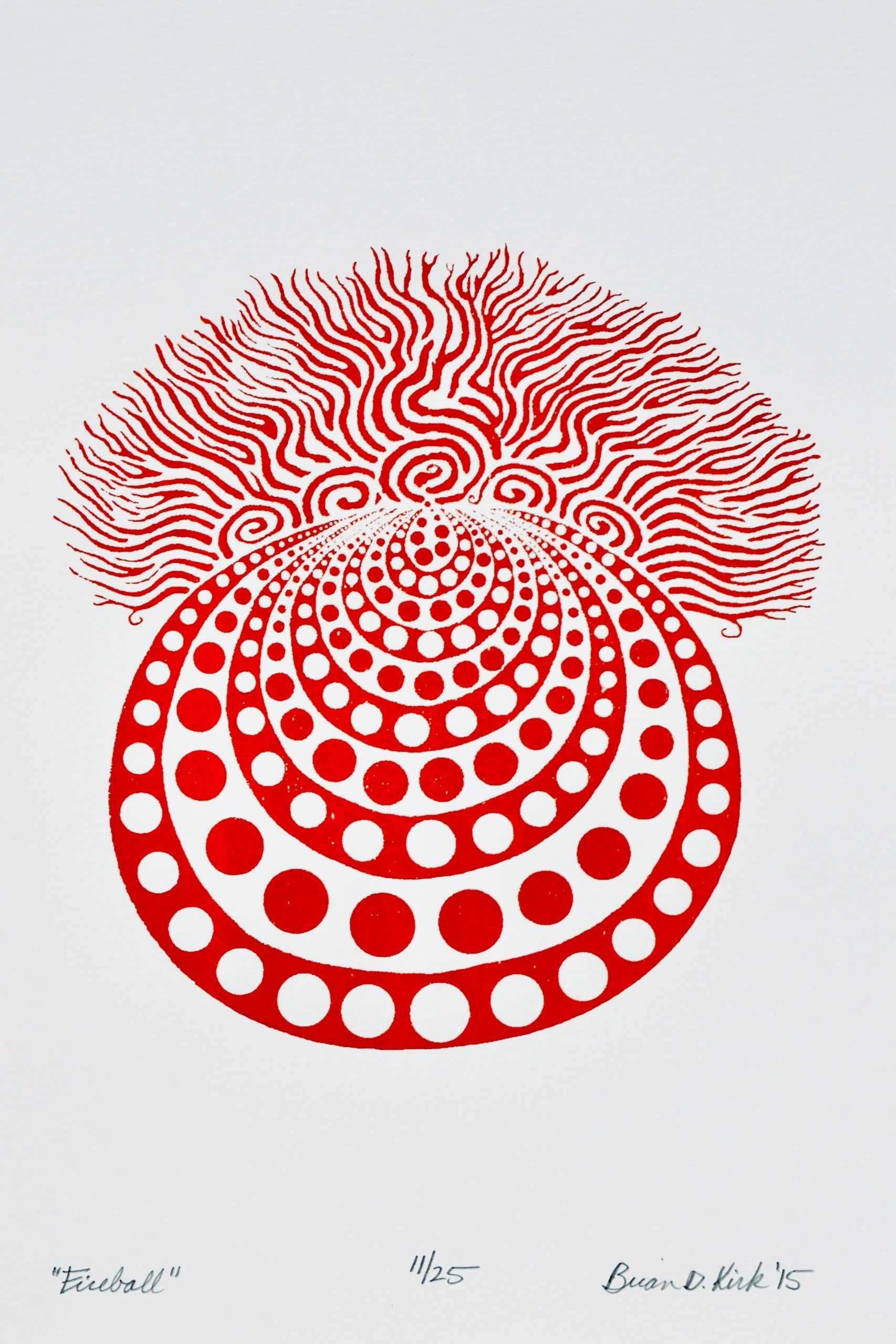 Fireball, fine art print by Brian Kirk