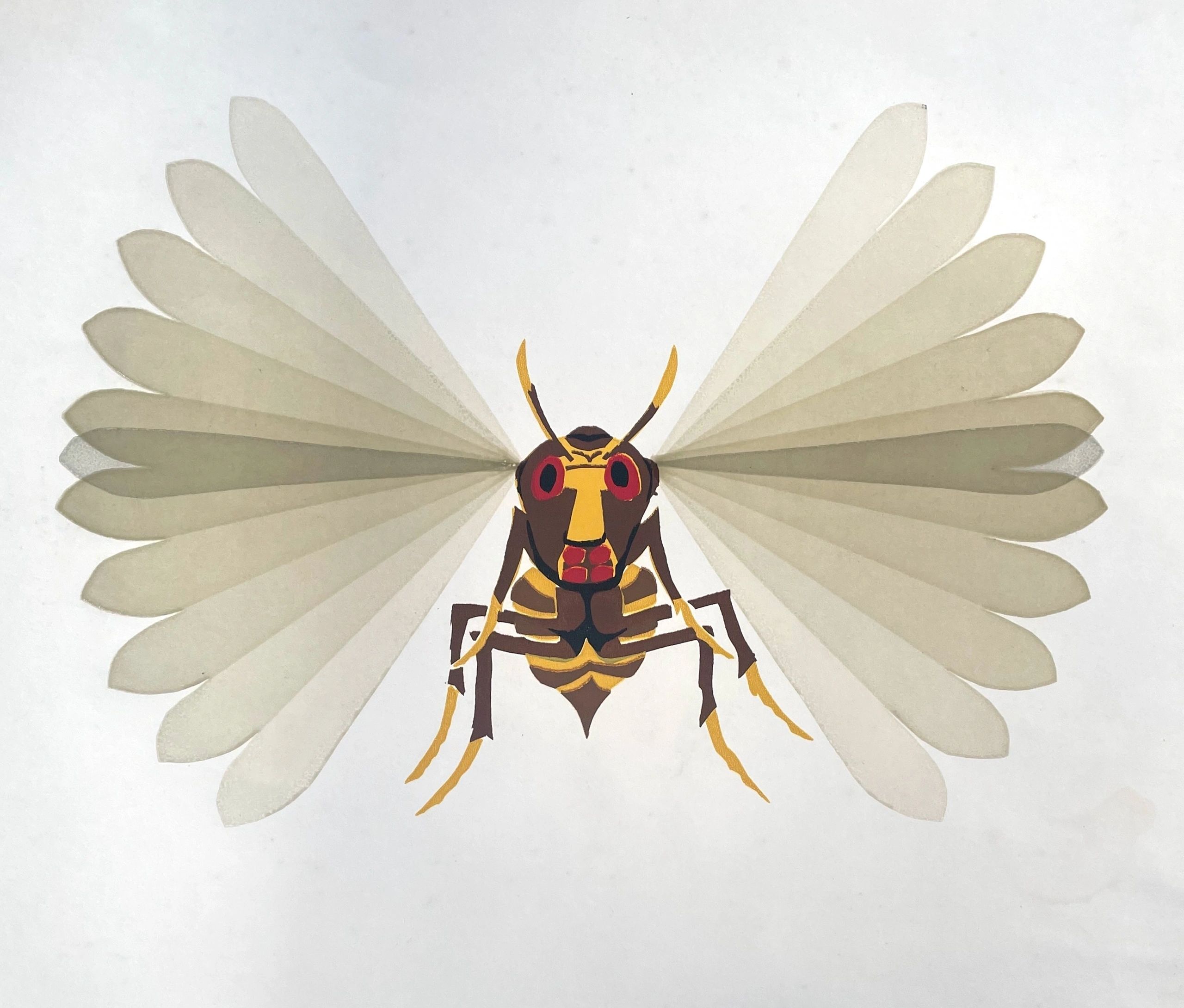 Hovering Wasp, fine art print by Brian Kirk