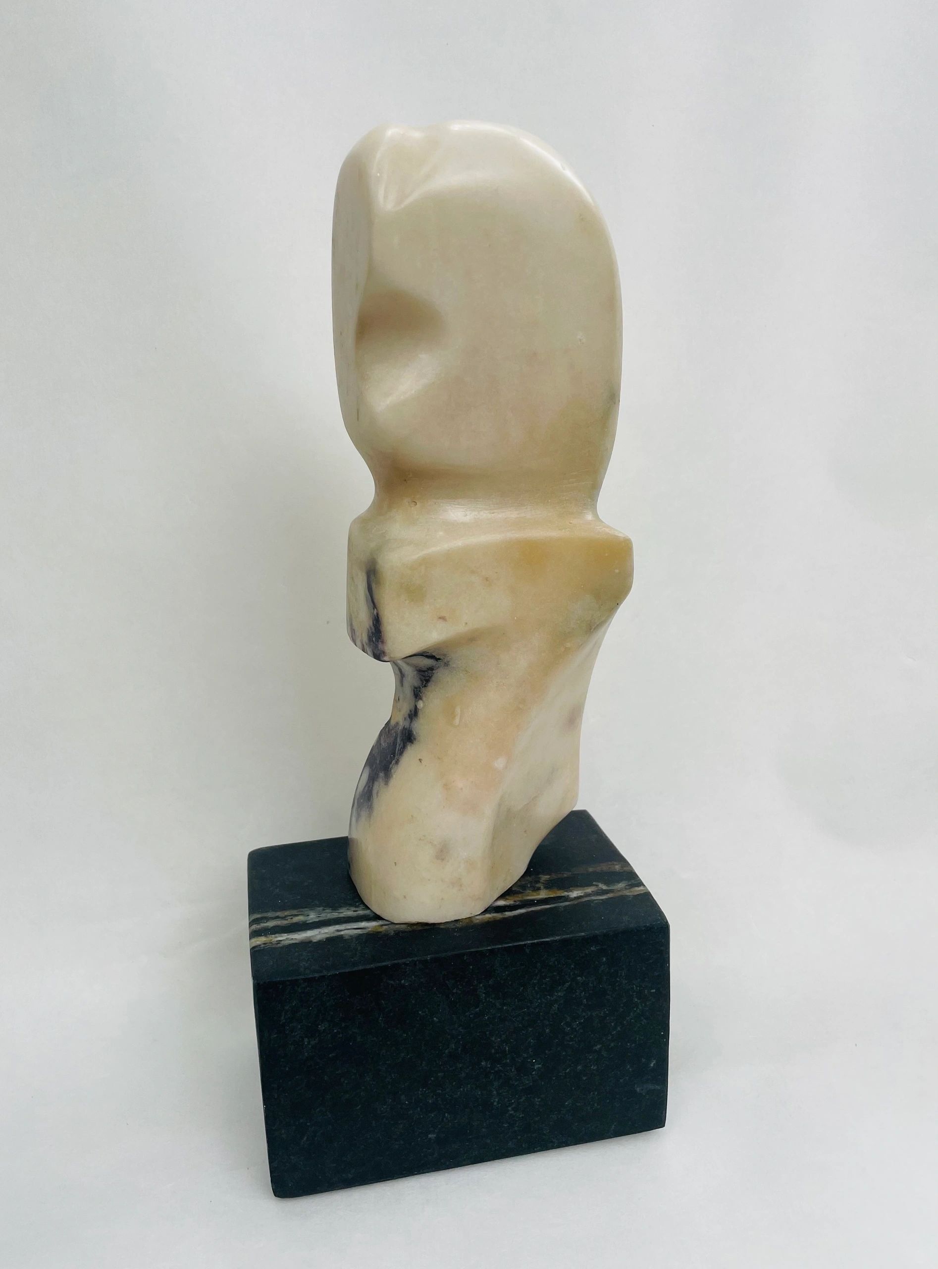 Seven, stone carving by Brian Kirk
