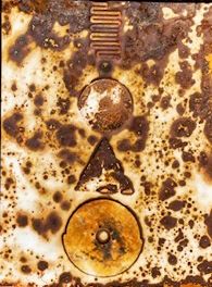 Talisman, rust artwork by Brian Kirk