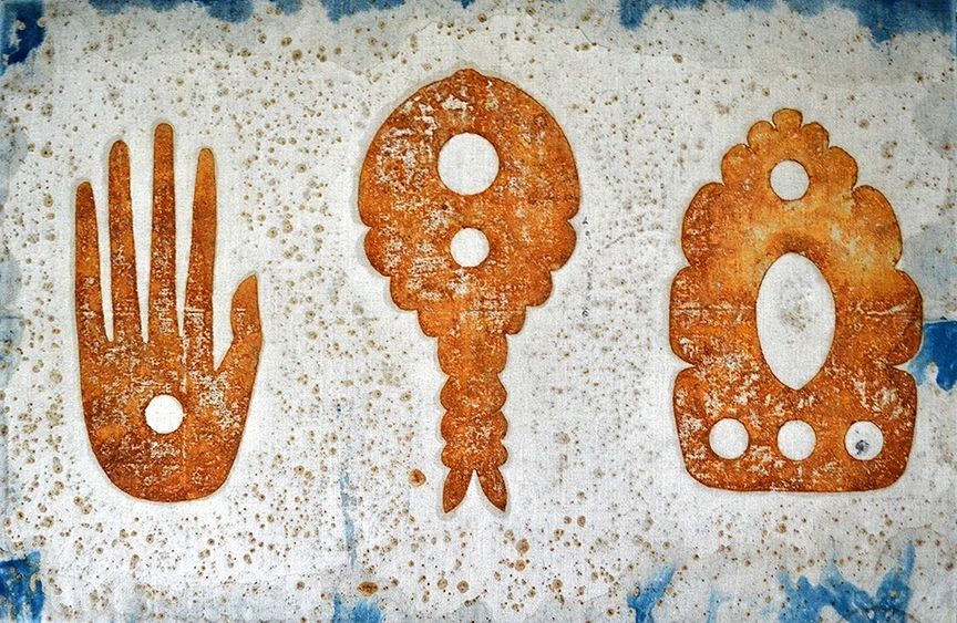 Trilogy, rust artwork by Brian Kirk